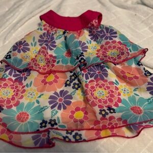 Koala Kids Pink Floral Sleeveless Top For Baby